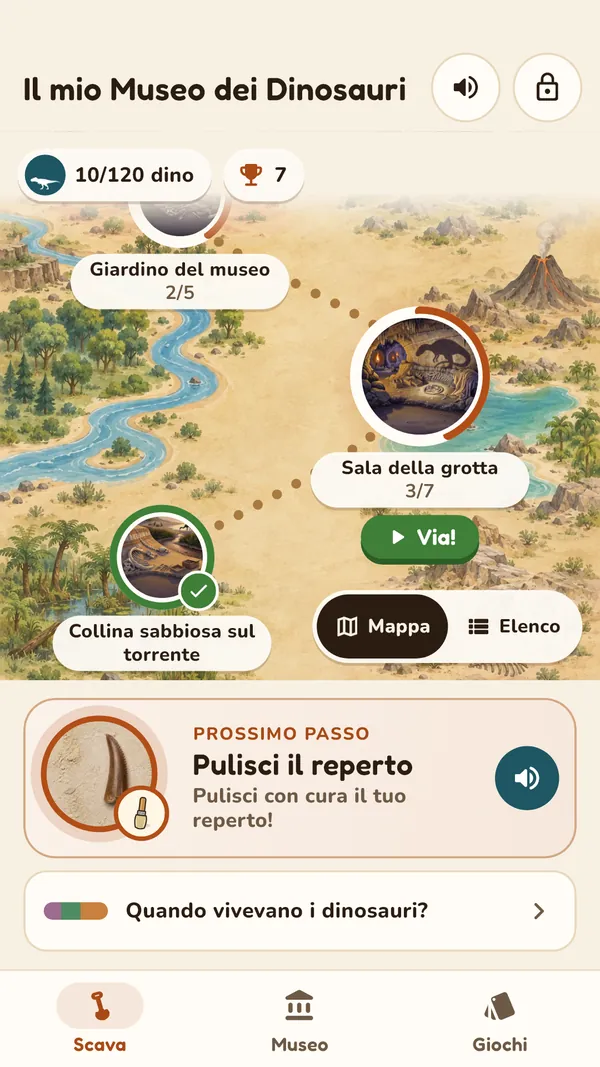 Screenshot 1 di Il mio Museo dei Dinosauri