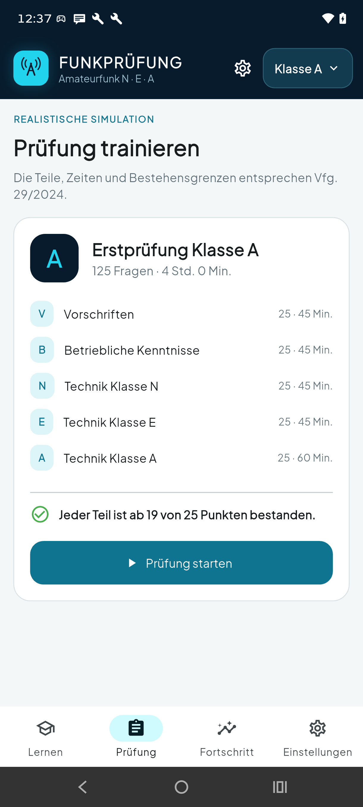 Screenshot 4 di Funkprüfung