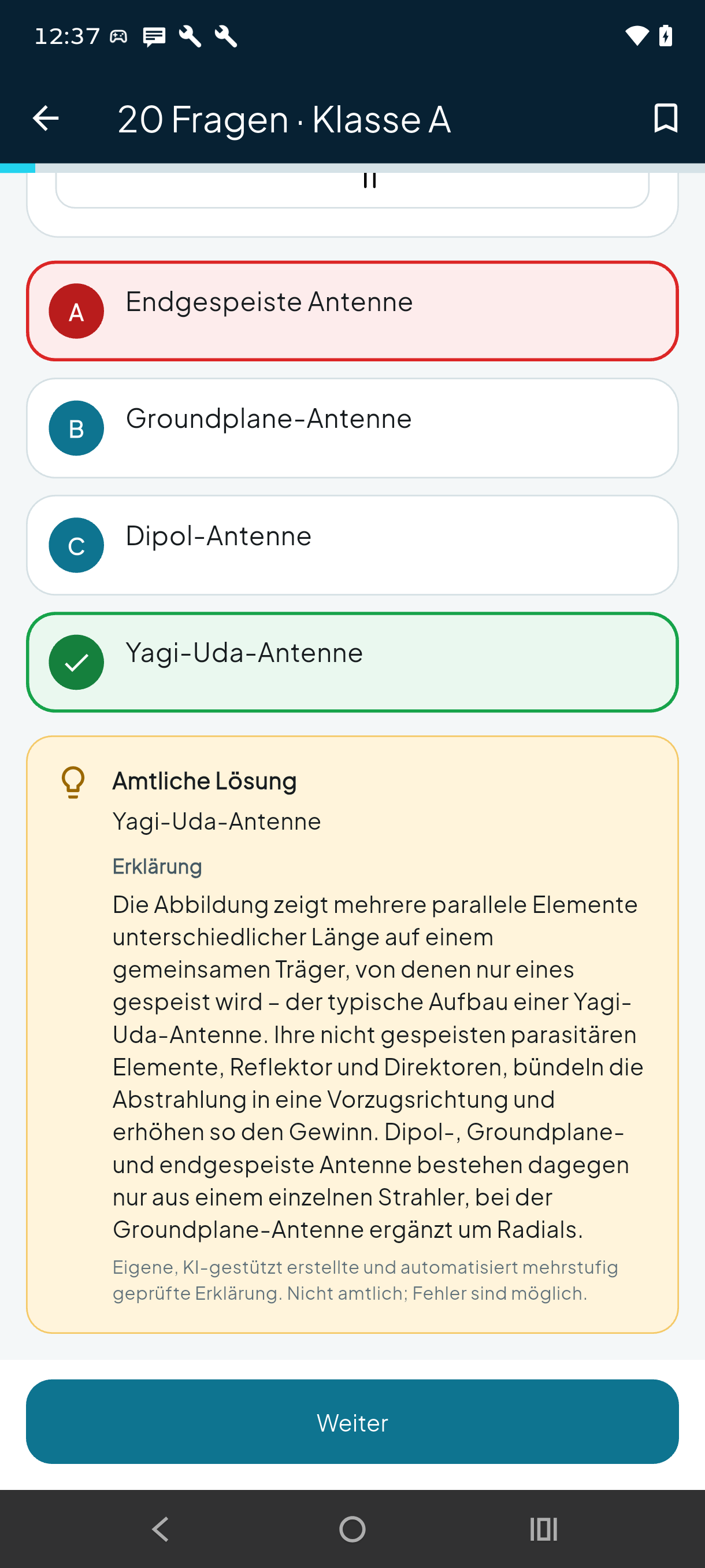 Screenshot 2 di Funkprüfung
