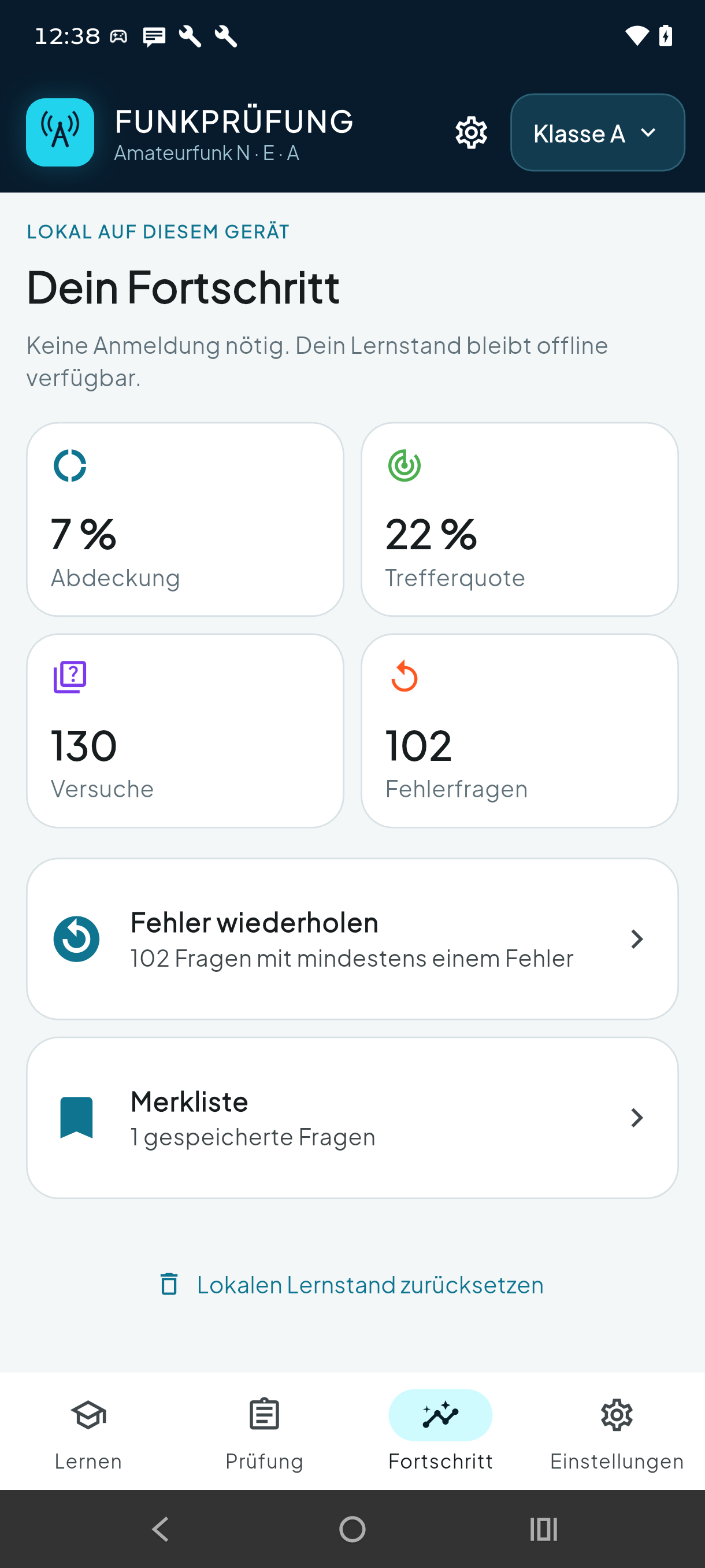 Screenshot 3 di Funkprüfung