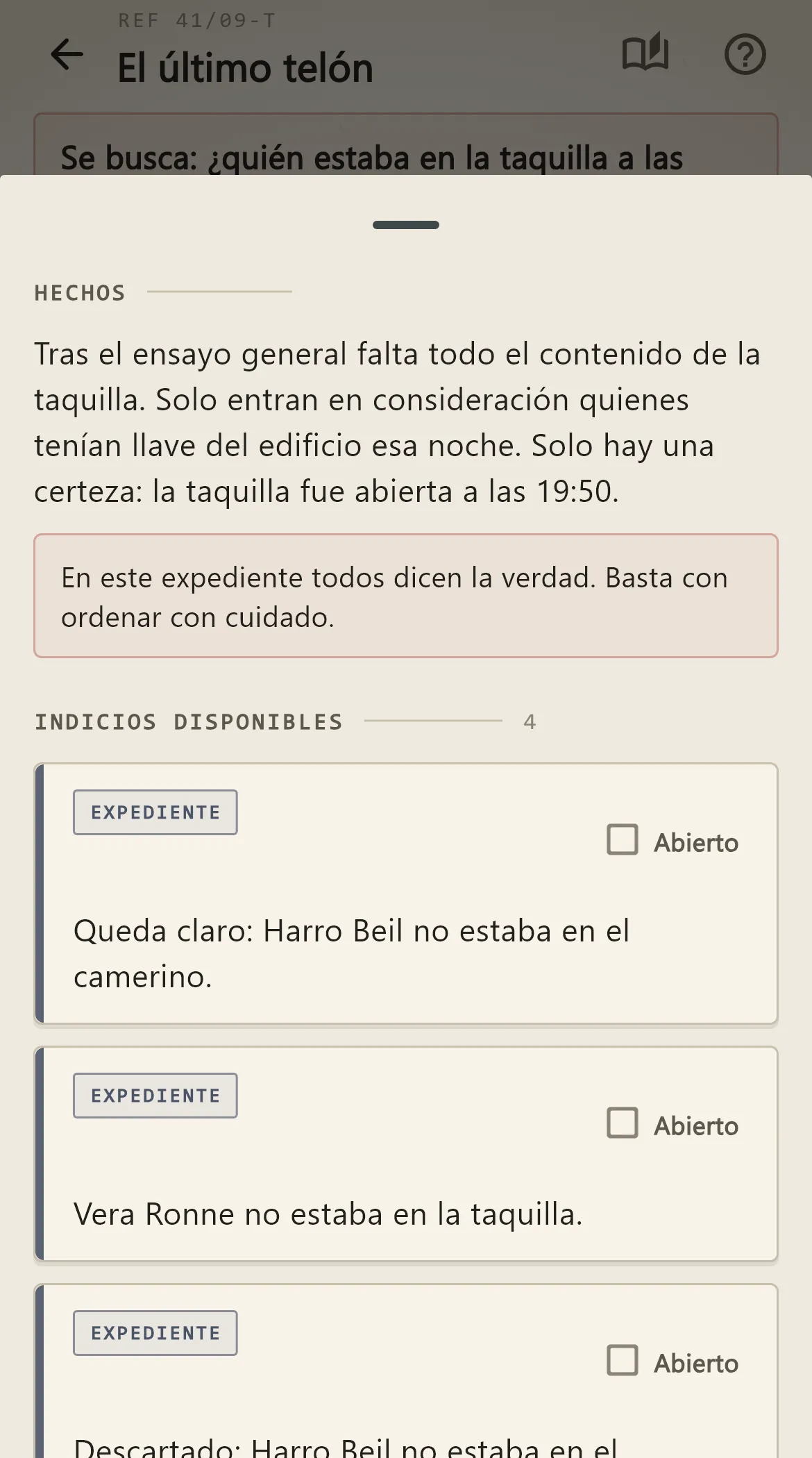 Captura 2 de Indizio