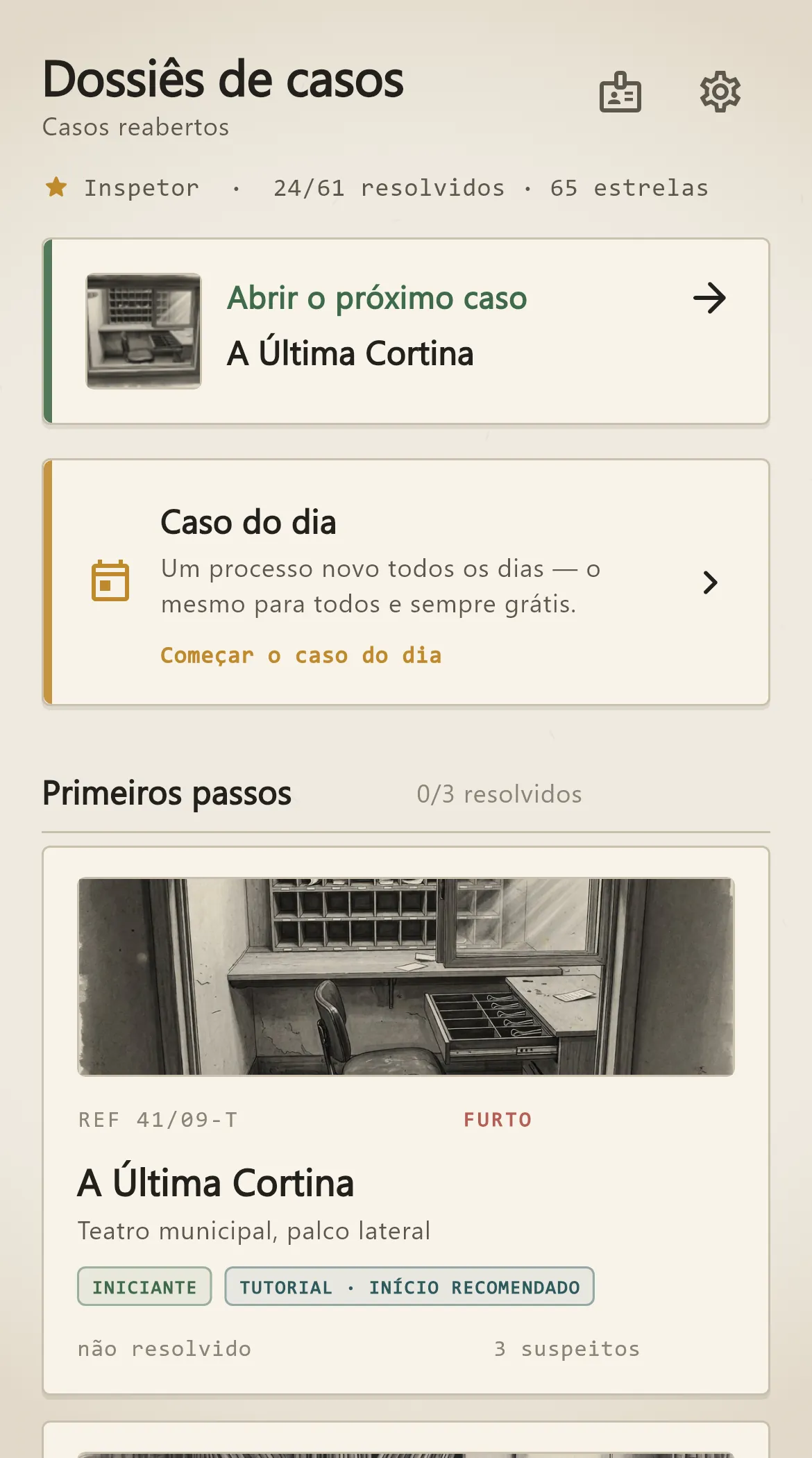 Captura 5 do app Indizio