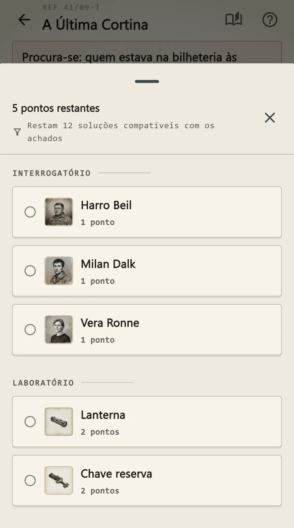 Captura 3 do app Indizio