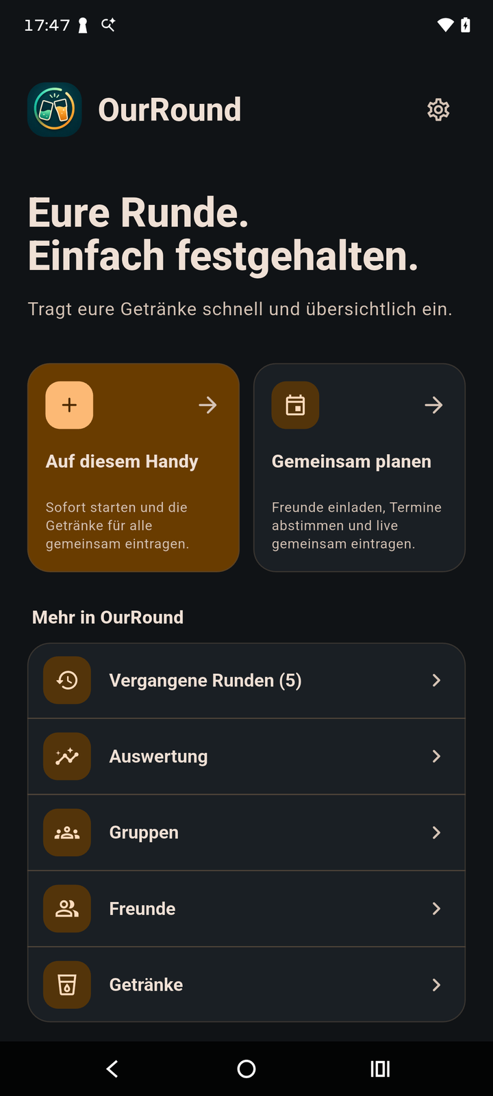 OurRound screenshot 1