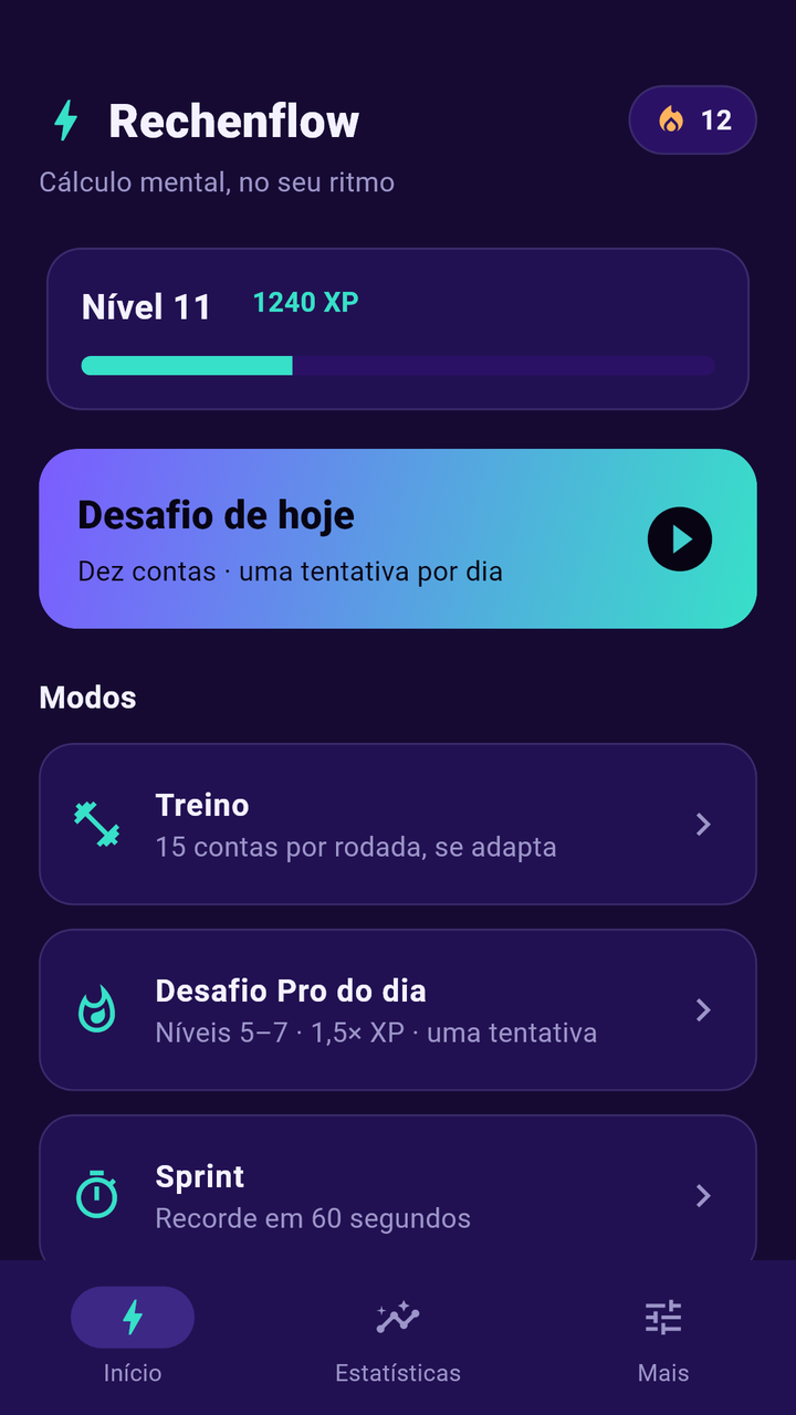 Captura 2 do app Rechenflow