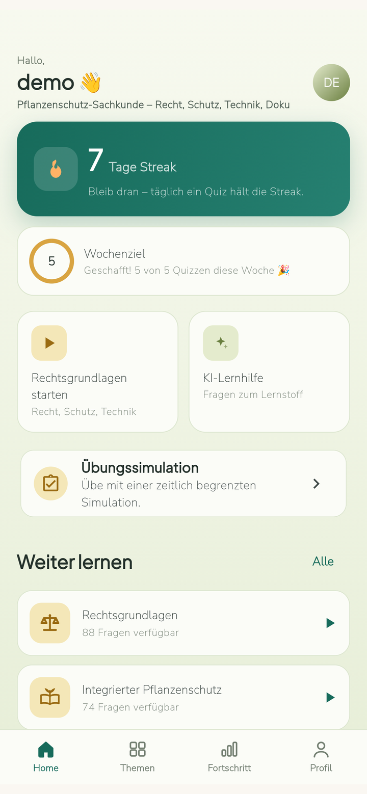 Sachkunde Pflanzenschutz screenshot 1