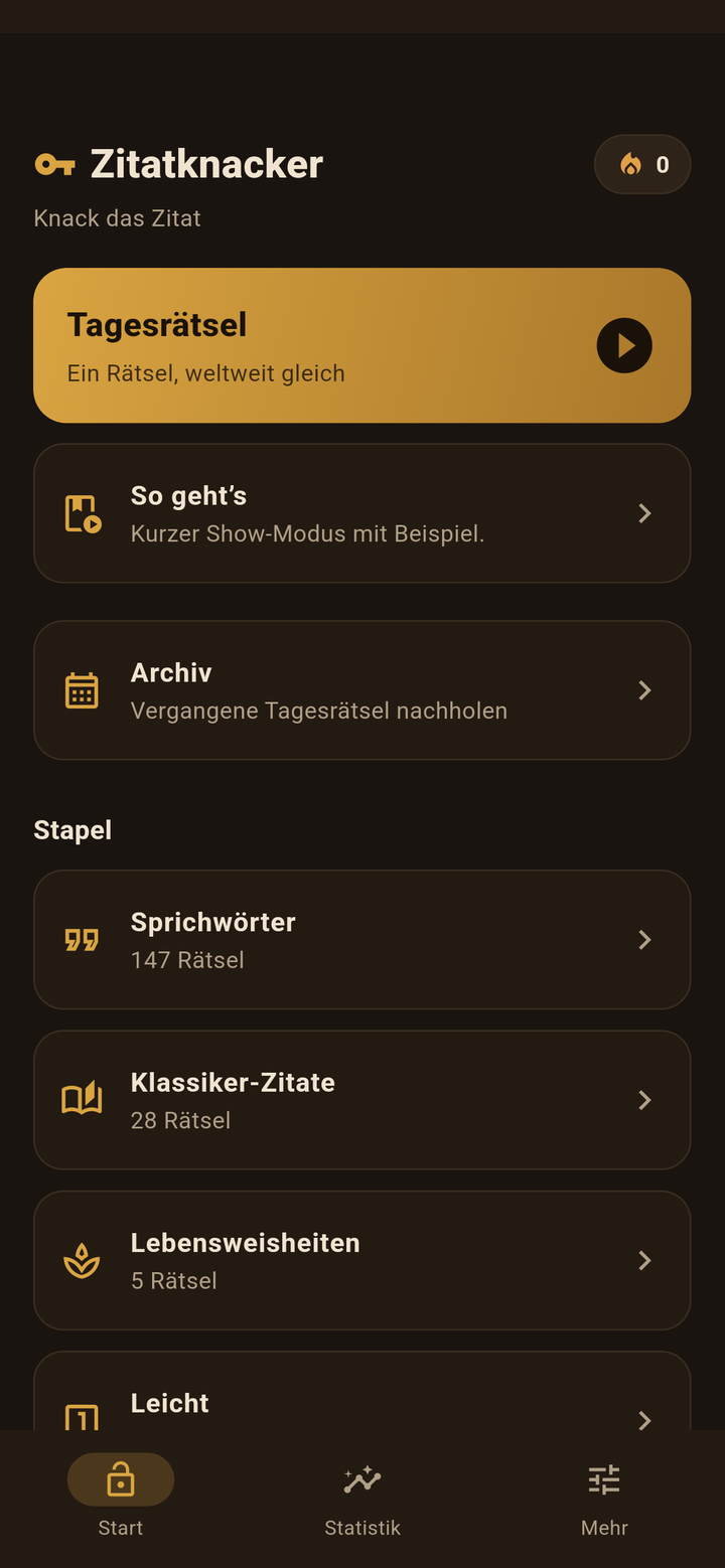 Zitatknacker screenshot 1